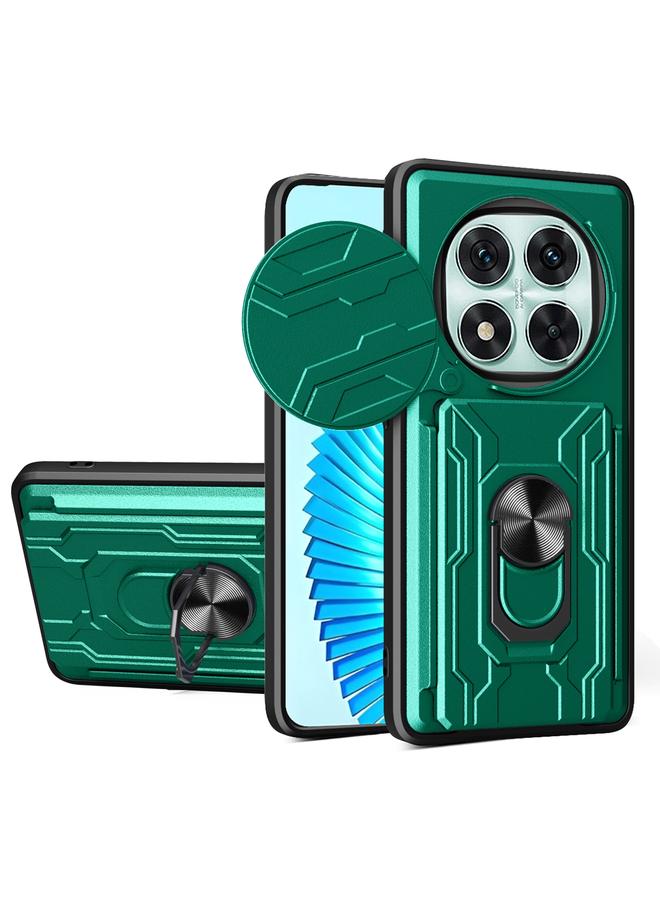 اس-توب جراب لهاتف Redmi Note 14 Pro 5G Sliding Camshield TPU+PC جراب هاتف مع فتحة بطاقة - Image 1