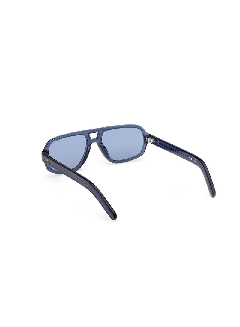 ADIDAS FULL RIM MALE NAVIGATOR BLUE ACETATE SUNGLASSES - Image 3