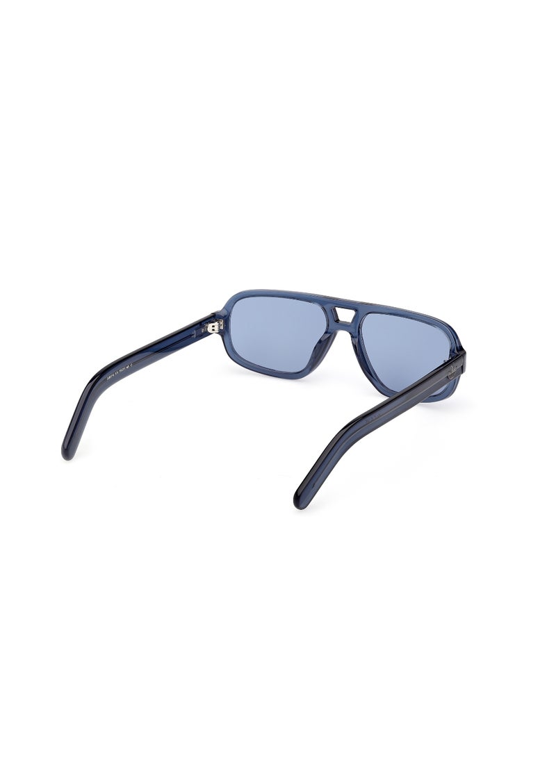 ADIDAS FULL RIM MALE NAVIGATOR BLUE ACETATE SUNGLASSES - Image 5
