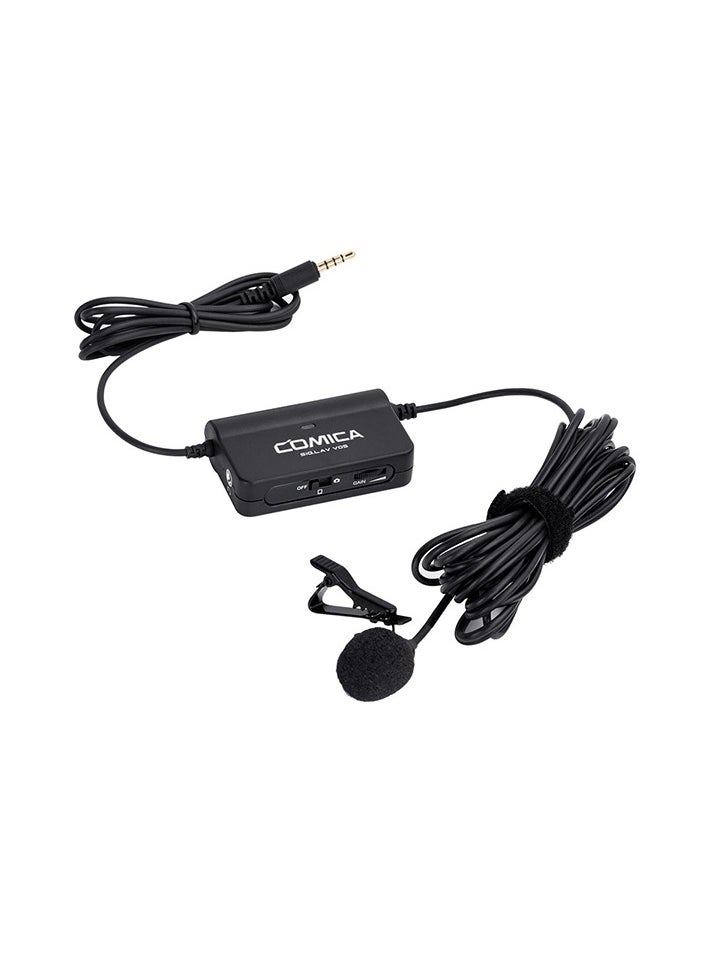 COMICA - Comica CVM-SIG.LAV V05 Camera Single Lavalier Microphone [3.5mm] - Image 1
