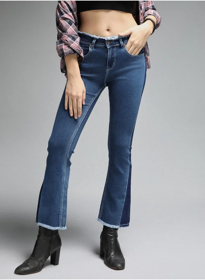 HIGH STAR Women Blue Bootcut Jeans