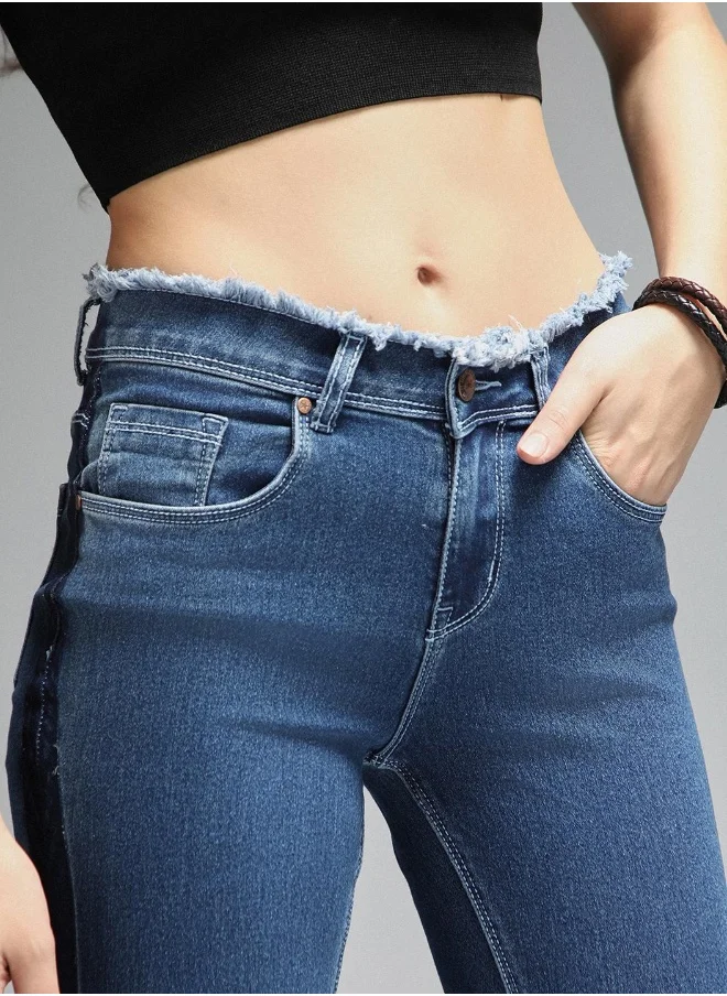HIGH STAR Women Blue Bootcut Jeans