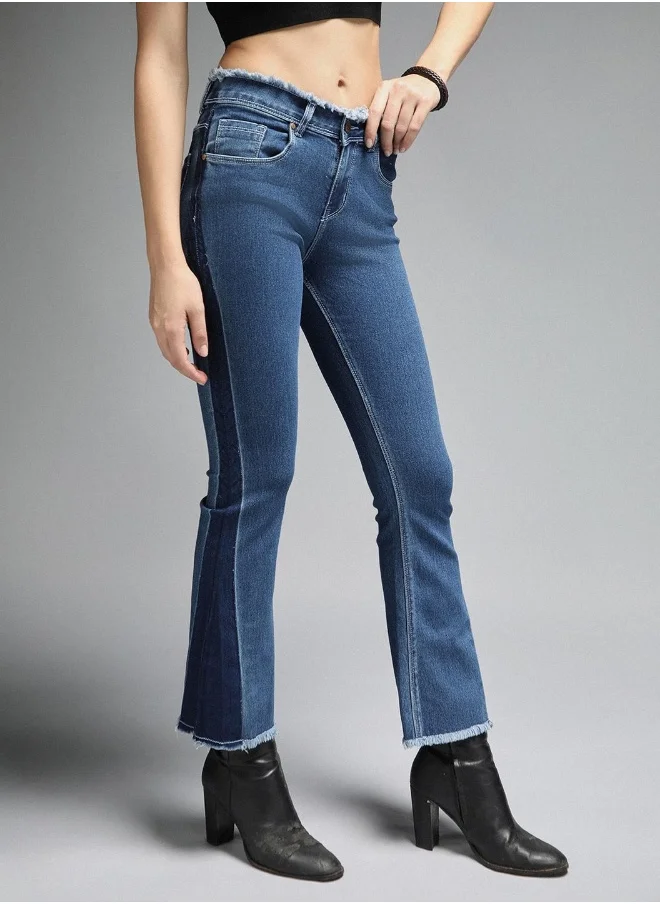 HIGH STAR Women Blue Bootcut Jeans