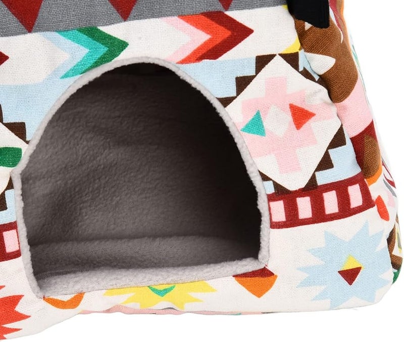 Small Animal Hanging Bed Hideout Cave For Hamster Guinea Pig Bird Warm Cozy - Image 3