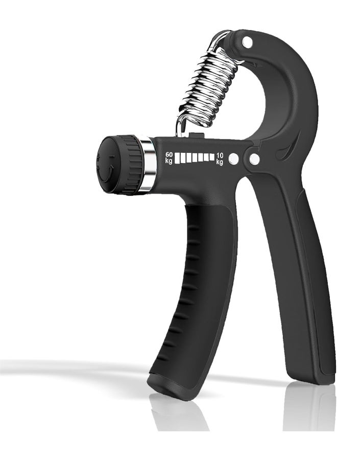 Vector X JF-1112 Adjustable Hand Grip Strengthener for Muscle Building Secure Hand Grip Black - Image 1
