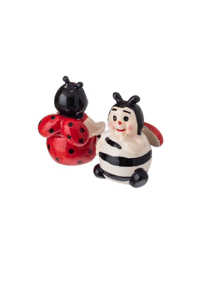 Dania Ceramic salt and pepper box set ladybug decor  - Image 2