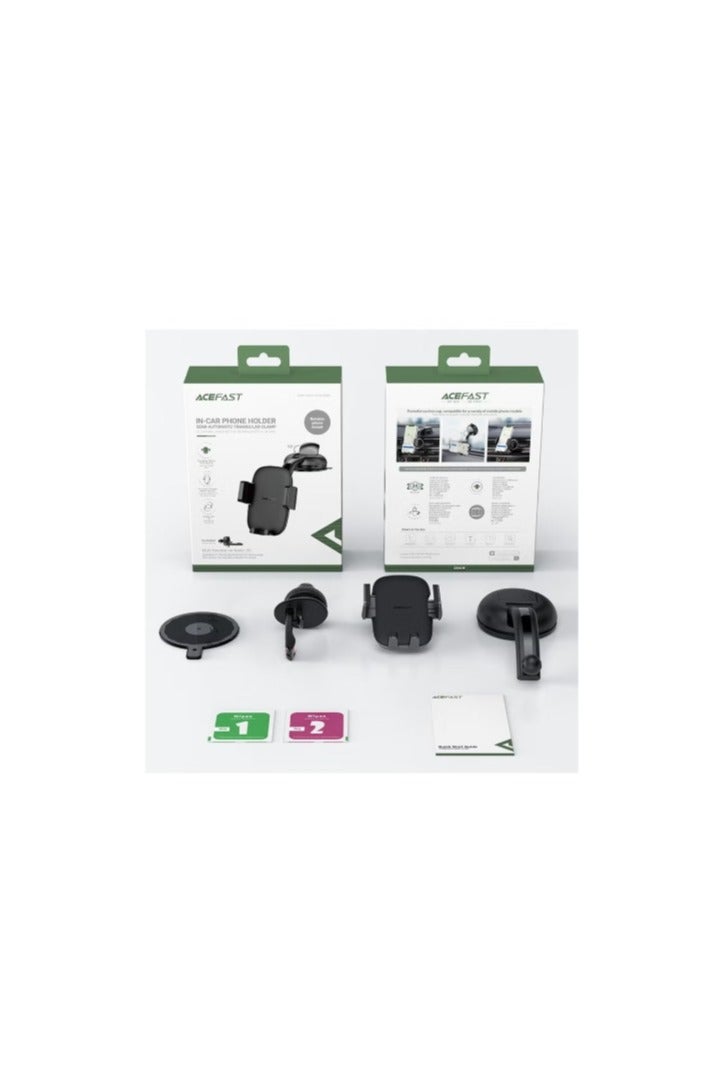 ACEFAST D5 Multi-Function Air Vent Electric Car Holder - Black - Image 2