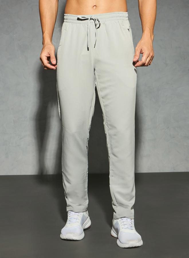Technosport Solid Trackpants with Drawstring - Image 1