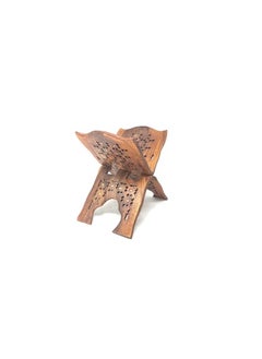 DARUSSALAM Wooden Quran Folding Stand Rahel Holder Book | Quran Folding Stand Wooden Rahel Holder for Holy Book | Foldable Wooden Rahel Quran Stand Book Holder for Home Use | Quran Holder Wooden Rahel Stand Portable Folding Design  - Image 2