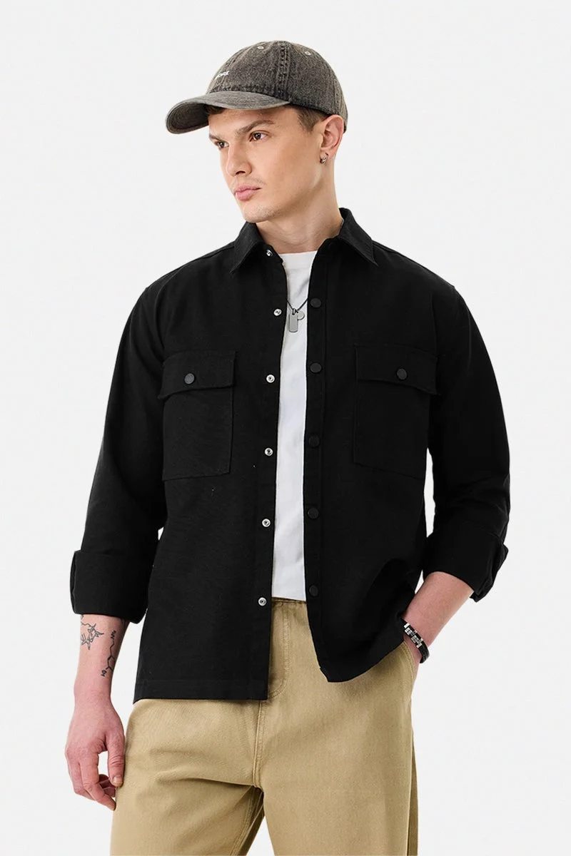 سنيتش قميص قطني فضفاض