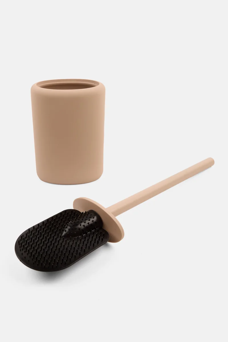 موي موتشو فرشاة تواليت مع حامل وردي  سم