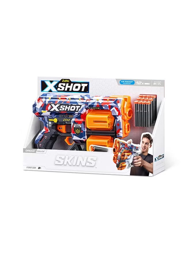 X-Shot بندقية قفل سكينز-S1 - لعبة تصويب حركية للأطفال، المراهقين، البالغين، الأولاد والبنات، أنشطة خارجية للعطلات، هدايا للأطفال من عمر 8 سنوات وما فوق - Image 3