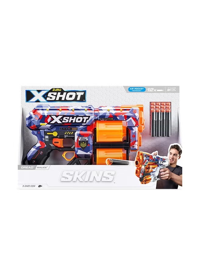 X-Shot بندقية قفل سكينز-S1 - لعبة تصويب حركية للأطفال، المراهقين، البالغين، الأولاد والبنات، أنشطة خارجية للعطلات، هدايا للأطفال من عمر 8 سنوات وما فوق - Image 4