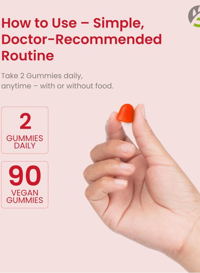 Bari Slim جومي فيتامينات متعددة قابلة للمضغ للمرضى بعد جراحة فقدان الوزن - مصنوعة خصيصًا لسهولة الهضم ونكهات فواكه لذيذة | 90 قطعة فواكه - Image 3