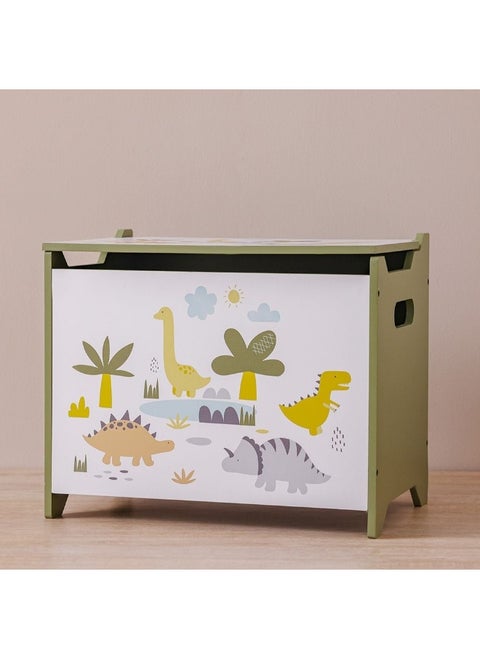 Meow Fabric Dino Family Storage Box 40X26X33Cm