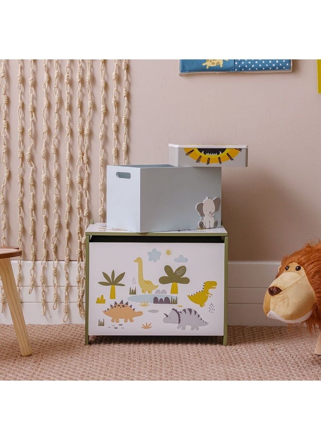 DANUBE HOME - Meow Fabric Dino Family Storage Box 40X26X33Cm - Image 1