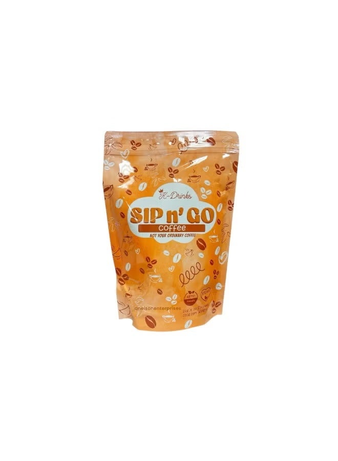 Mild River Milden Sip & Go Instant Coffee Mix with Stevia, Keto Friendly | 22g x 10 Sachets - Image 2