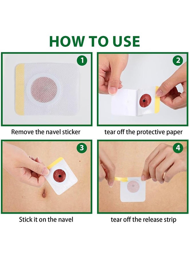 30 قطعة من الباتشات النحاسية، مستخلصات عشبية طبيعية، منتجات حرق الدهون والنحافة، ملصقات نحت الجسم وتخسيس البطن والخصر وإزالة التجاعيد. - Image 2