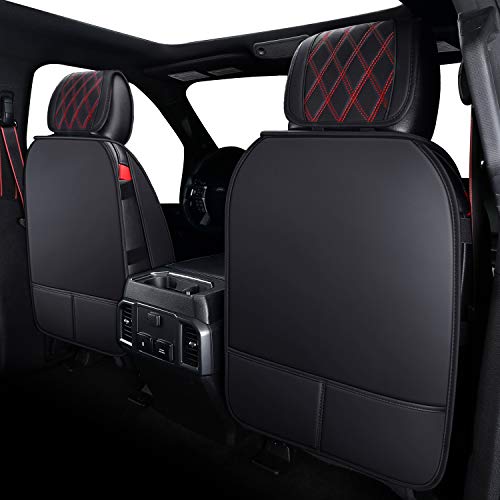 Aierxuan Car Seat Covers Full Set with Waterproof Leather Automotive Vehicle Cushion for Cars SUV Pick-up Truck Fit for 2009 to 2025 Ford F150 Carhartt and 2017 to 2025 F250 F350 F450 - Image 2