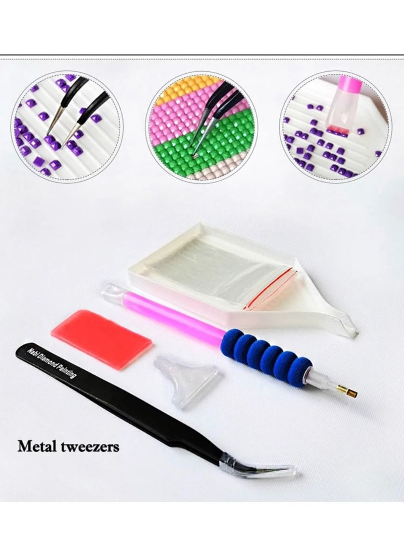 STRATEG DIY 5D Round Diamond Painting Multicolor - Image 3