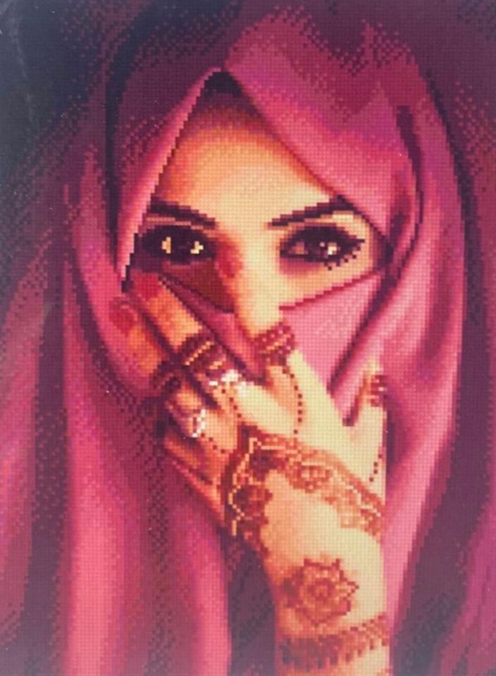 STRATEG DIY 5D Round Diamond Painting Multicolor - Image 1