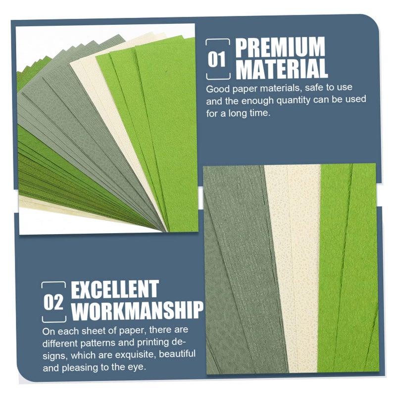 30 Sheets Solid Scrapbook Paper for DIY Background Decorative Album Notebook - Image 4