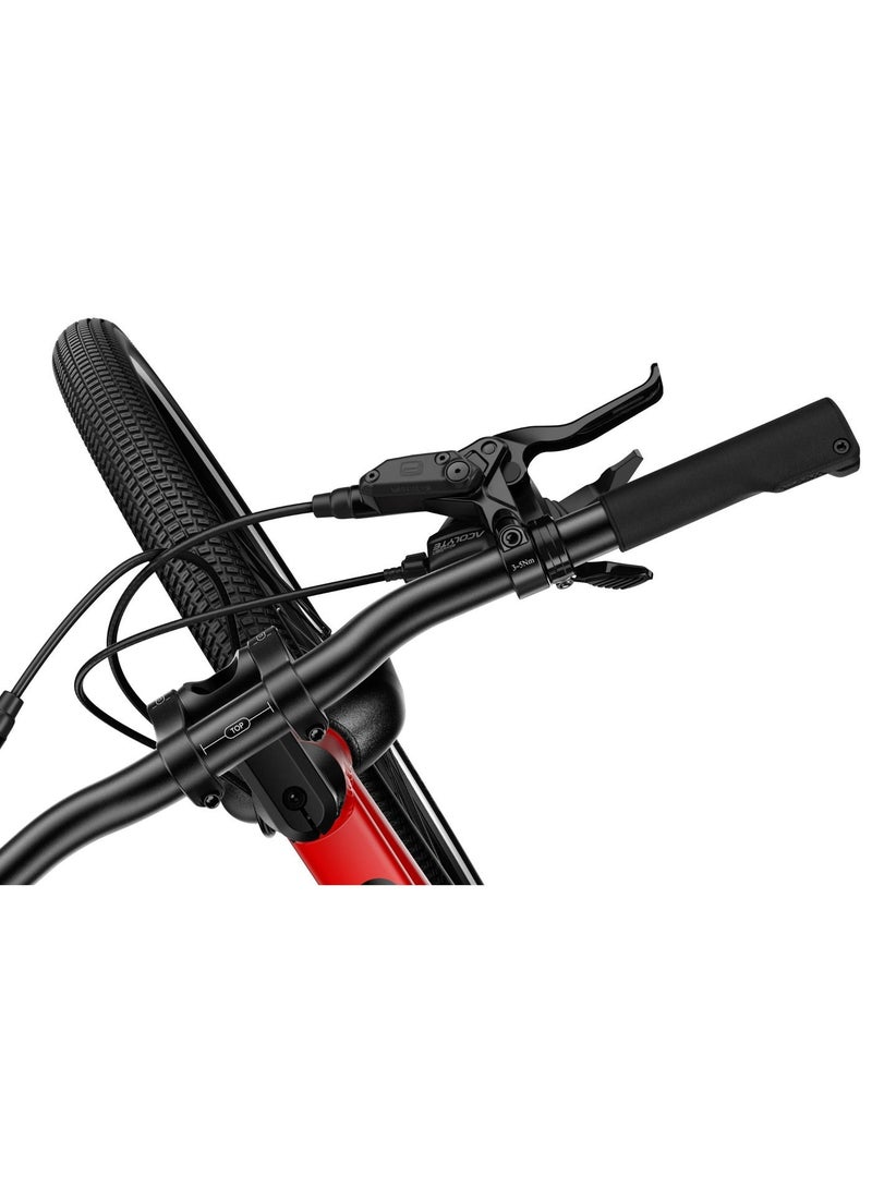 Woom Explore 5 Kids Bike|24-inch Wheels|Premium Children's Bicycle|Ages 7-11|8-Speed MicroSHIFT|Hydraulic Disc Brakes|Black - Image 5