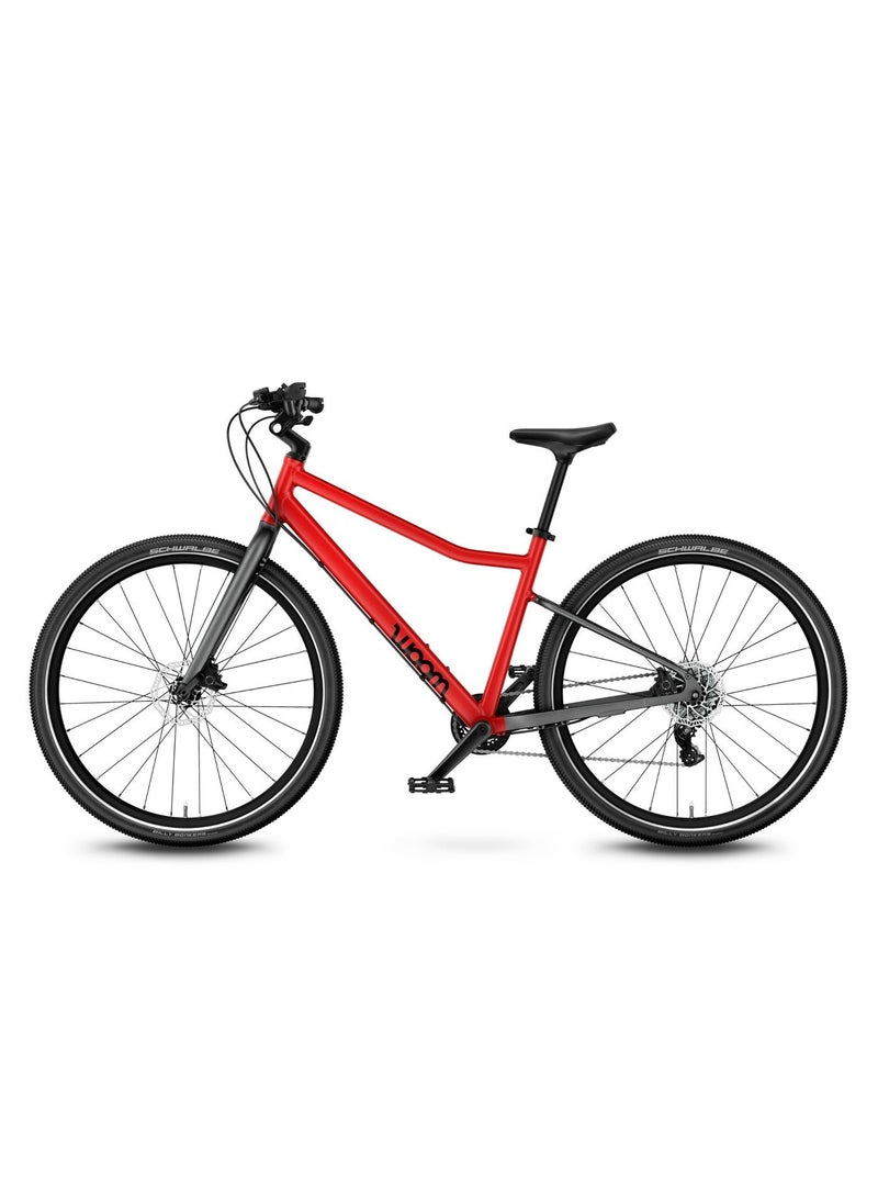 Woom Explore 5 Kids Bike|24-inch Wheels|Premium Children's Bicycle|Ages 7-11|8-Speed MicroSHIFT|Hydraulic Disc Brakes|Black - Image 3