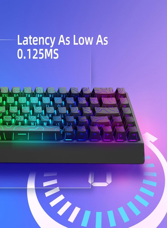 IROK Mer68 Wired 68 Keys, Magnetic Switch Mechanical Keyboard, 8KHZ Polling Rate/Latency As 0.125MS/256KHZ Single Key Scan Rate/ARGB/，Hot Swappable Gaming Keyboard(White) - Image 3