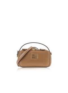 Miu Miu Leather and Patent Leather Shoulder Bag  - Image 1