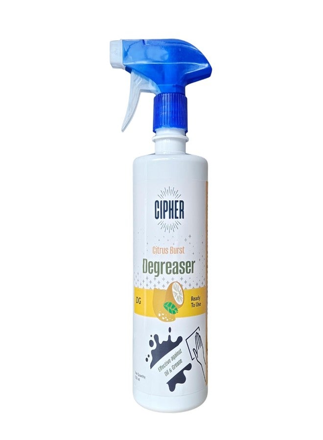 CIPHER All Purpose Degreaser Citrus Burst For Hob and Chimney, Pooja Room, Kitchen Back tiles (500ml) - Image 1