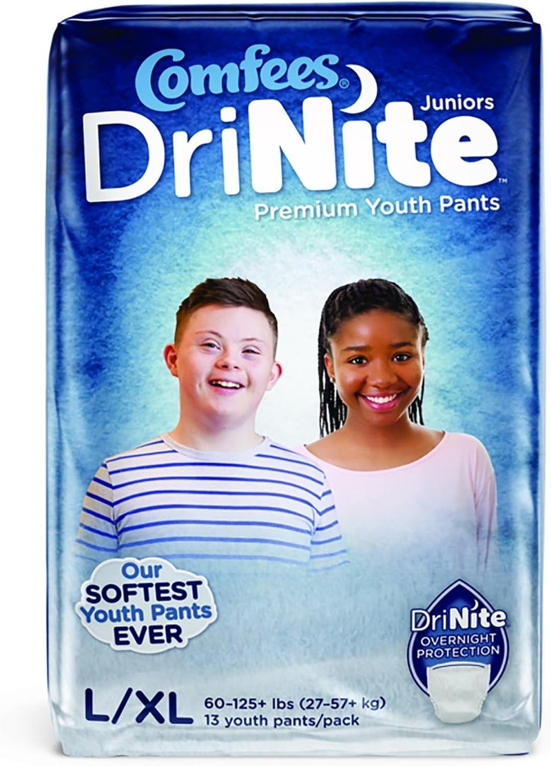 Attends Comfees DriNite Juniors Youth Youth Absorbent Underwear LargeXLarge 60 to 125 lbs CMFYLXL 13 Ct - Image 4