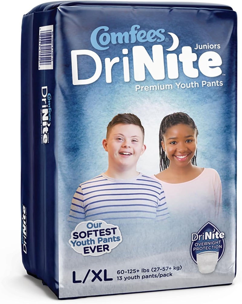 Attends Comfees DriNite Juniors Youth Youth Absorbent Underwear LargeXLarge 60 to 125 lbs CMFYLXL 13 Ct - Image 3