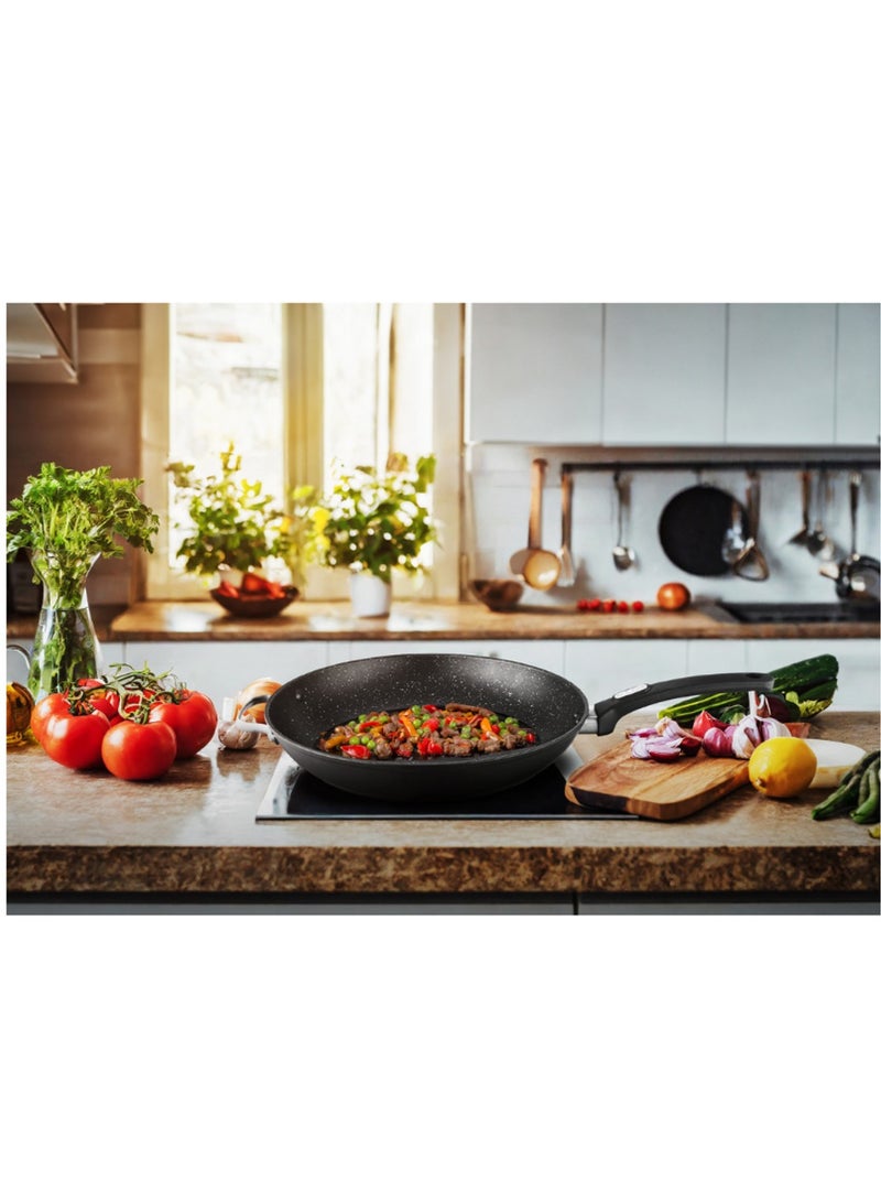 Arshia German 3229 Granite Wok Frying Pan 32cm - Image 2