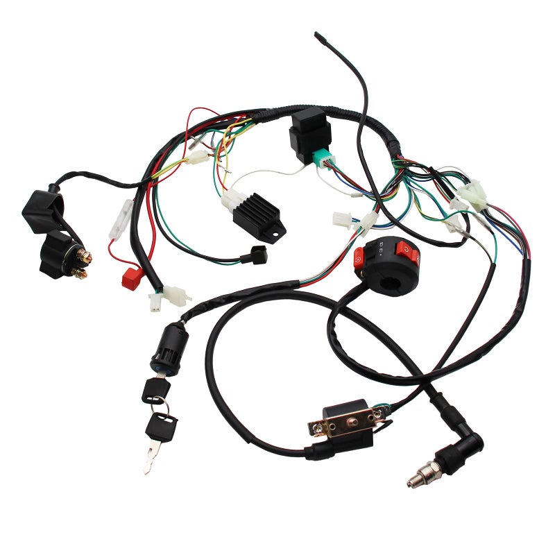 حزمة أسلاك كهربائية كاملة CDI 5070110cc ATV كواد دراجة نارية باجي كارت