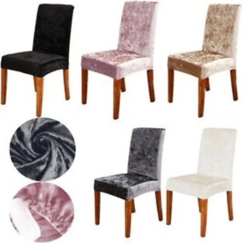 الجيار Silk Velvet Chair Cover 6-Piece Velvet Chair Cover