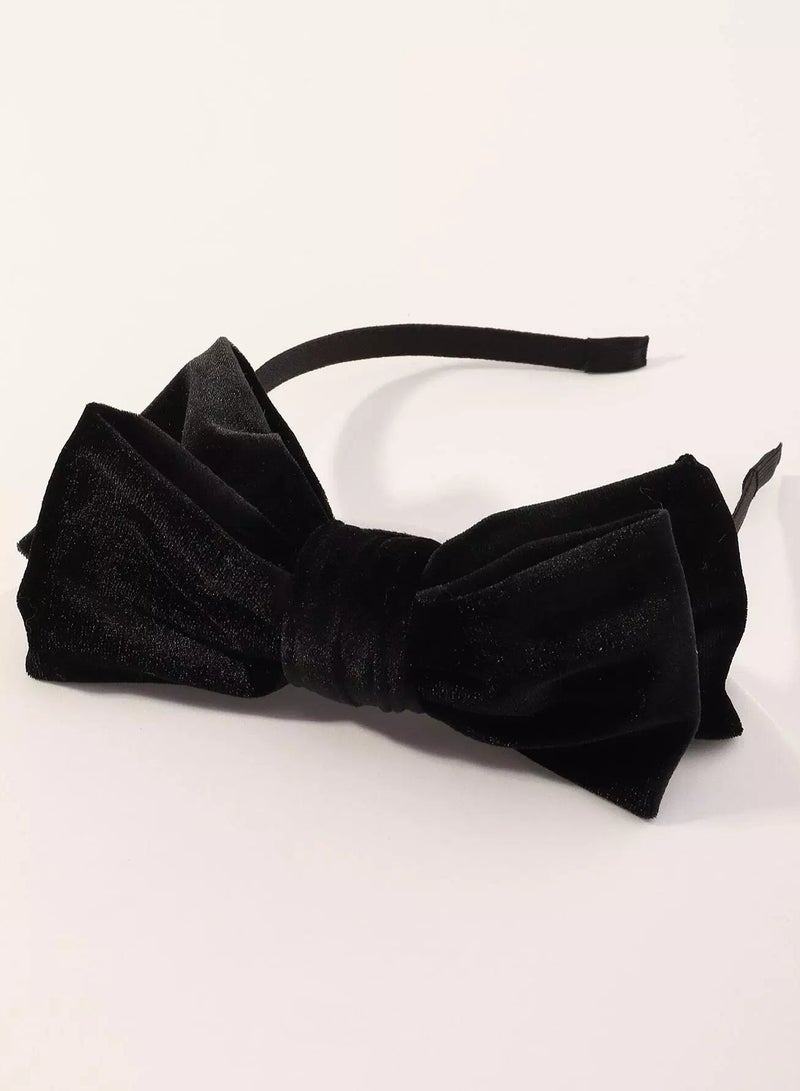 Toddler Girls Bow Knot Decor Hair Hoop  - Image 1
