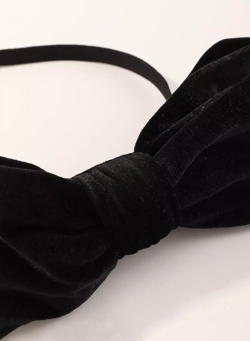 Toddler Girls Bow Knot Decor Hair Hoop  - Image 3