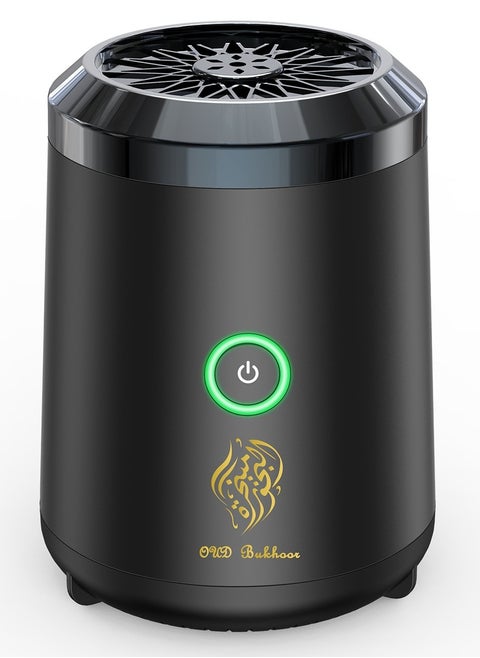 New Style Car USB Type-C Power Rechargeable Incense Burner Black