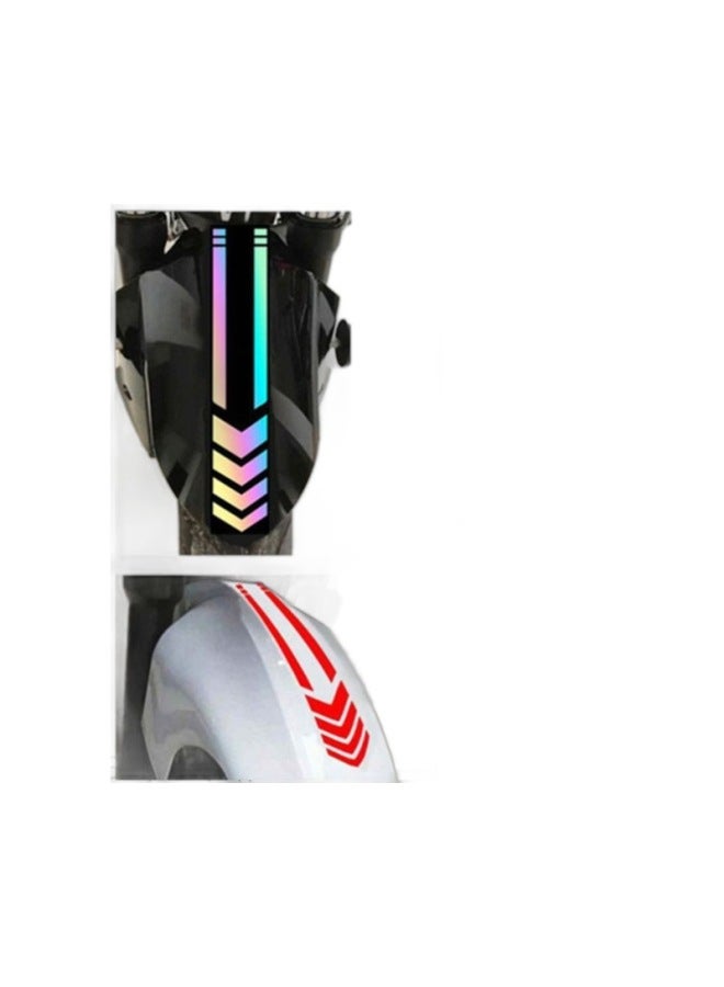Strength Source Manufacturer Motorcycle Fender Car Stickers Reflective Arrow Line Warning Stickers Electric Car-Color:IP1886 Arrow Line Colorful 34cm-Size:Default Item  - Image 3