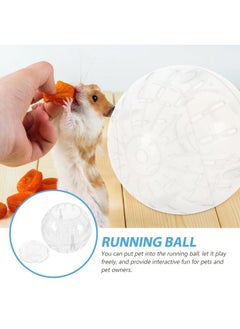 FOMIYES FOMIYES Hamster Exercise Ball 10CM Hamster Running Ball Transparent Hamster Wheel for Dwarf Hamsters Small Animal Pet to Reduce Boredom and Increase Activity (Random Color)  - Image 5