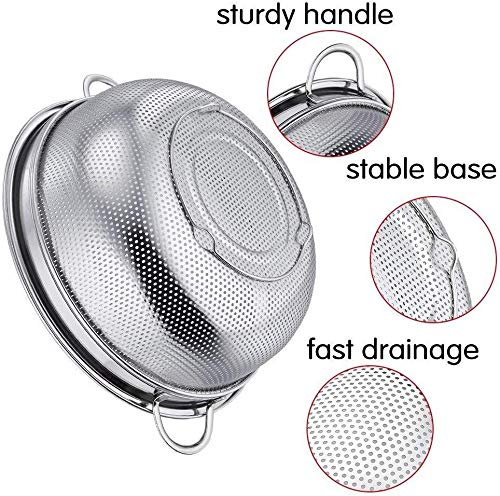 Medigo Pack of 1 Kitchen Fruit Vegetable Rice Washing Baskets Strainer Drainer with Handle - Image 5