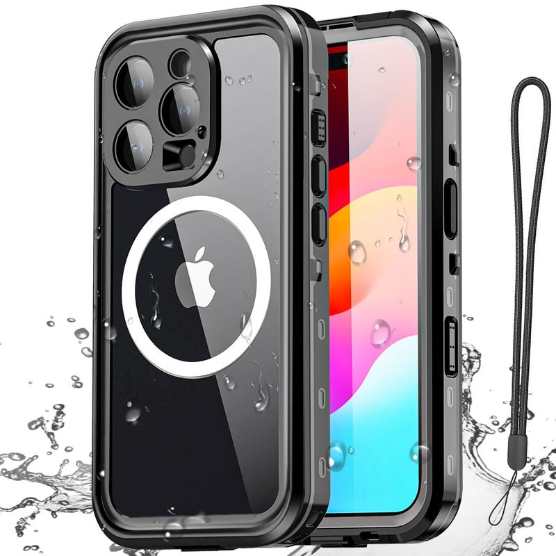 AICase Waterproof Case for iPhone 16 Pro Max(6.9") with MagSafe Clear Water Proof,Snowproof,Dustproof and Shockproof,IP68 Real 360 Full Body Protection Underwater Cover for iPhone 16 Pro Max - Image 1