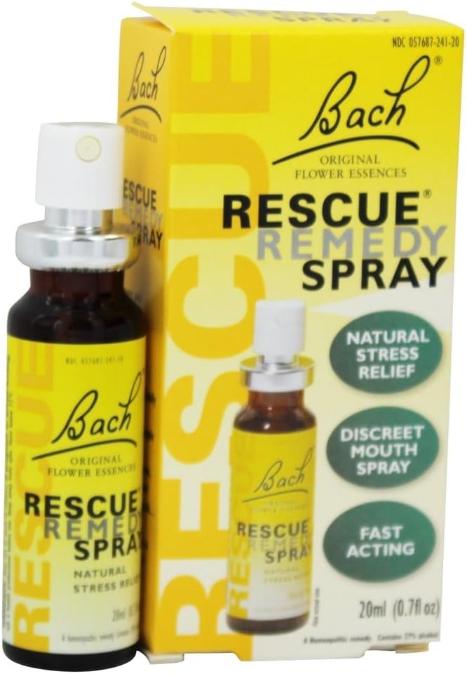 Bach Bach Flower Remedies Essences Rescue Remedy Spray Original Flower - 0.7 fl oz