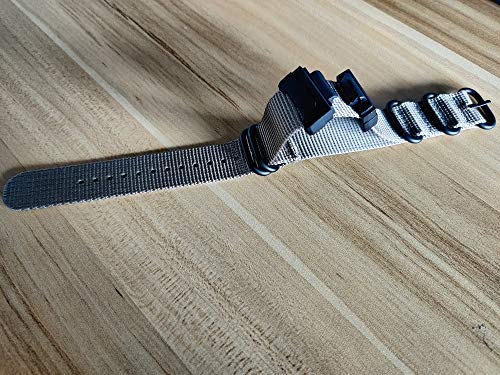 Lijinlan Strap Compatible with Casio G-Shock, Men Nylon Replacement Watch Band for G-Shock DW5600/GWM5610/DW6900/DW9052/GW100/GA100/GD120/GA400 - Image 3