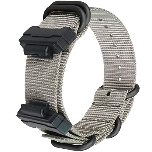 Lijinlan Strap Compatible with Casio G-Shock, Men Nylon Replacement Watch Band for G-Shock DW5600/GWM5610/DW6900/DW9052/GW100/GA100/GD120/GA400 - Image 2