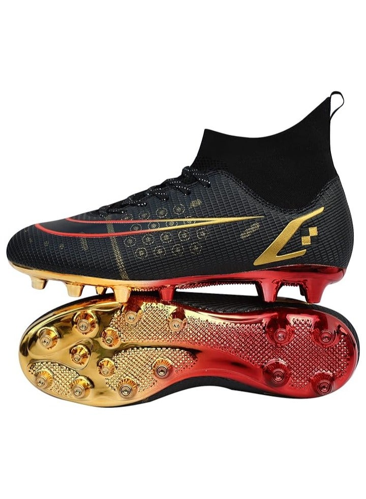 Men's Women's Soccer Shoes Boys Gold-Soled Spikes Football Shoes Student Grass Training Shoes Outdoor Football Boots Unisex  - Image 1