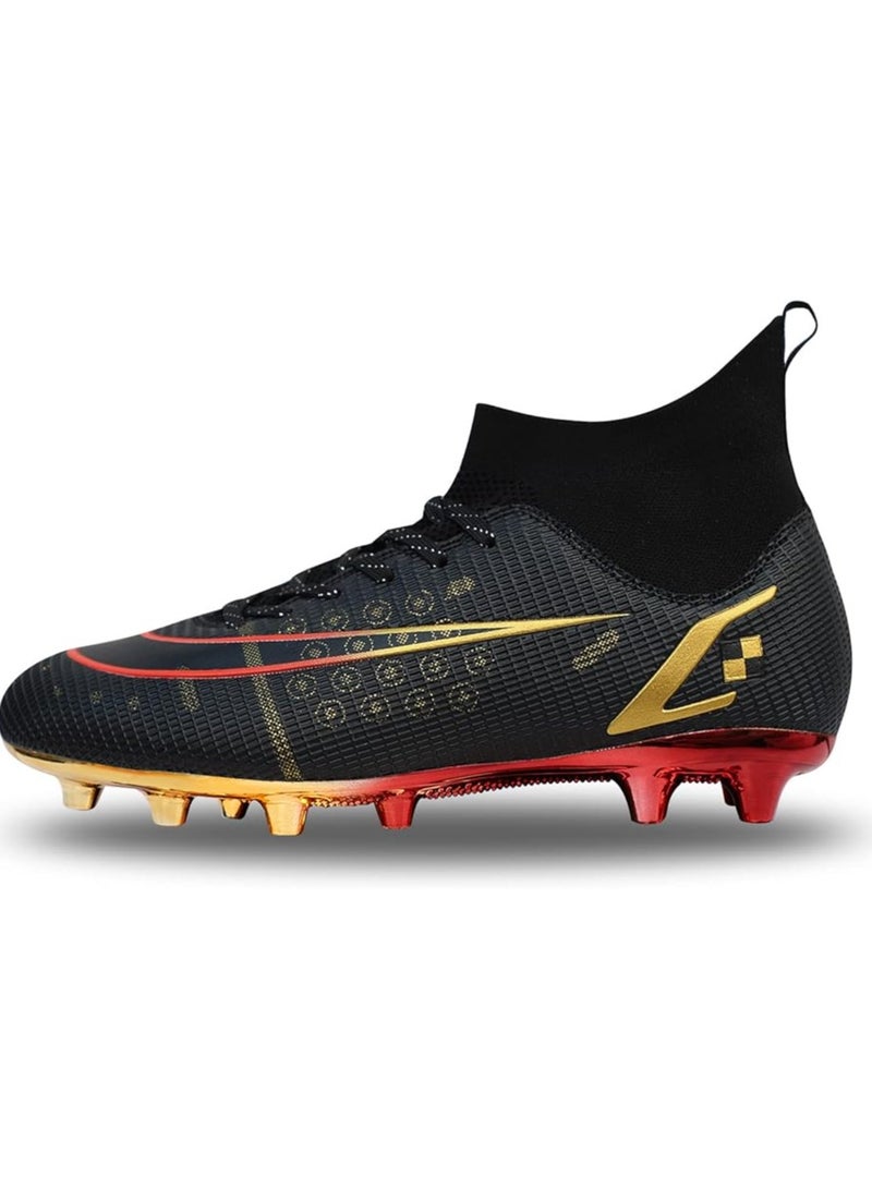 Men's Women's Soccer Shoes Boys Gold-Soled Spikes Football Shoes Student Grass Training Shoes Outdoor Football Boots Unisex  - Image 2