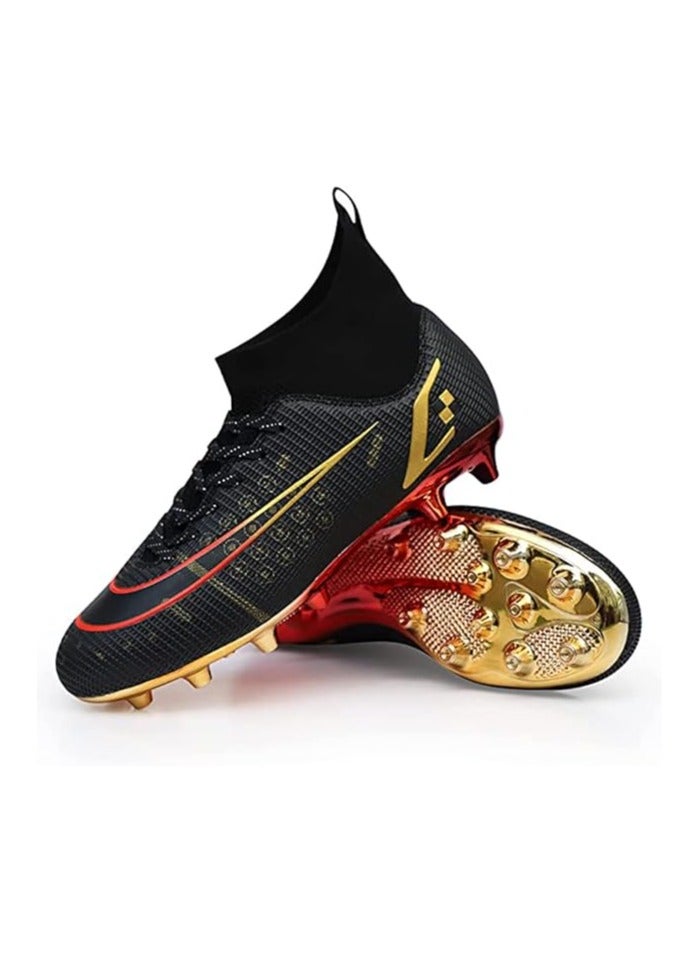 Men's Women's Soccer Shoes Boys Gold-Soled Spikes Football Shoes Student Grass Training Shoes Outdoor Football Boots Unisex  - Image 4