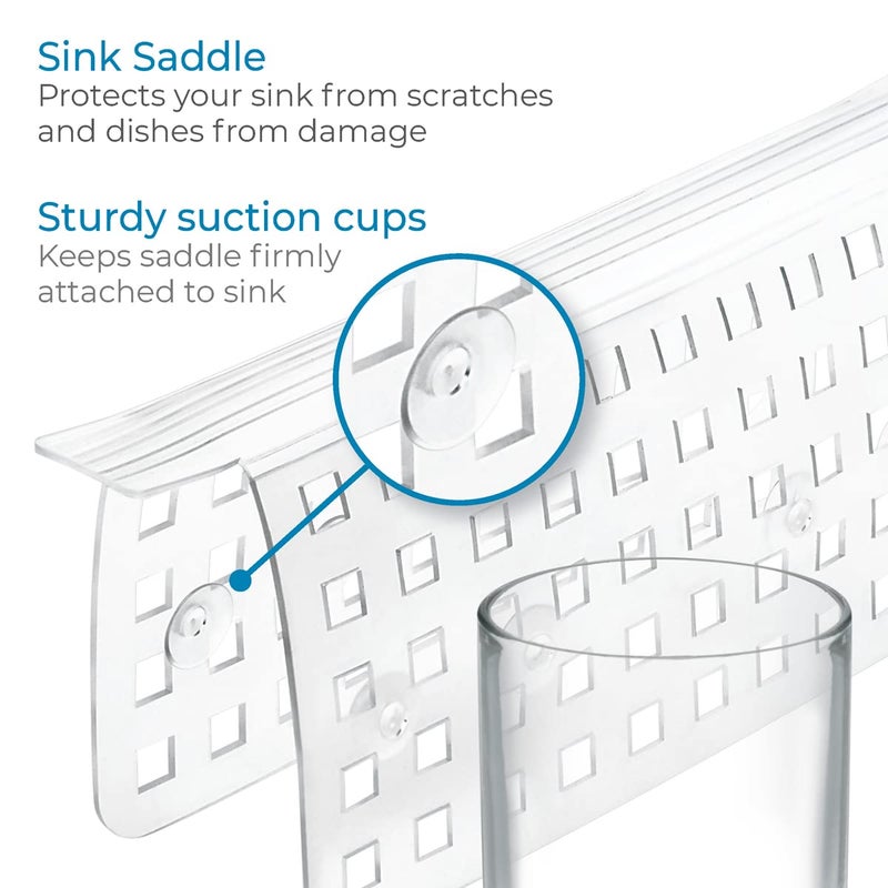 InterDesign Sink Self Adhesive Plastic Saddle - Image 4
